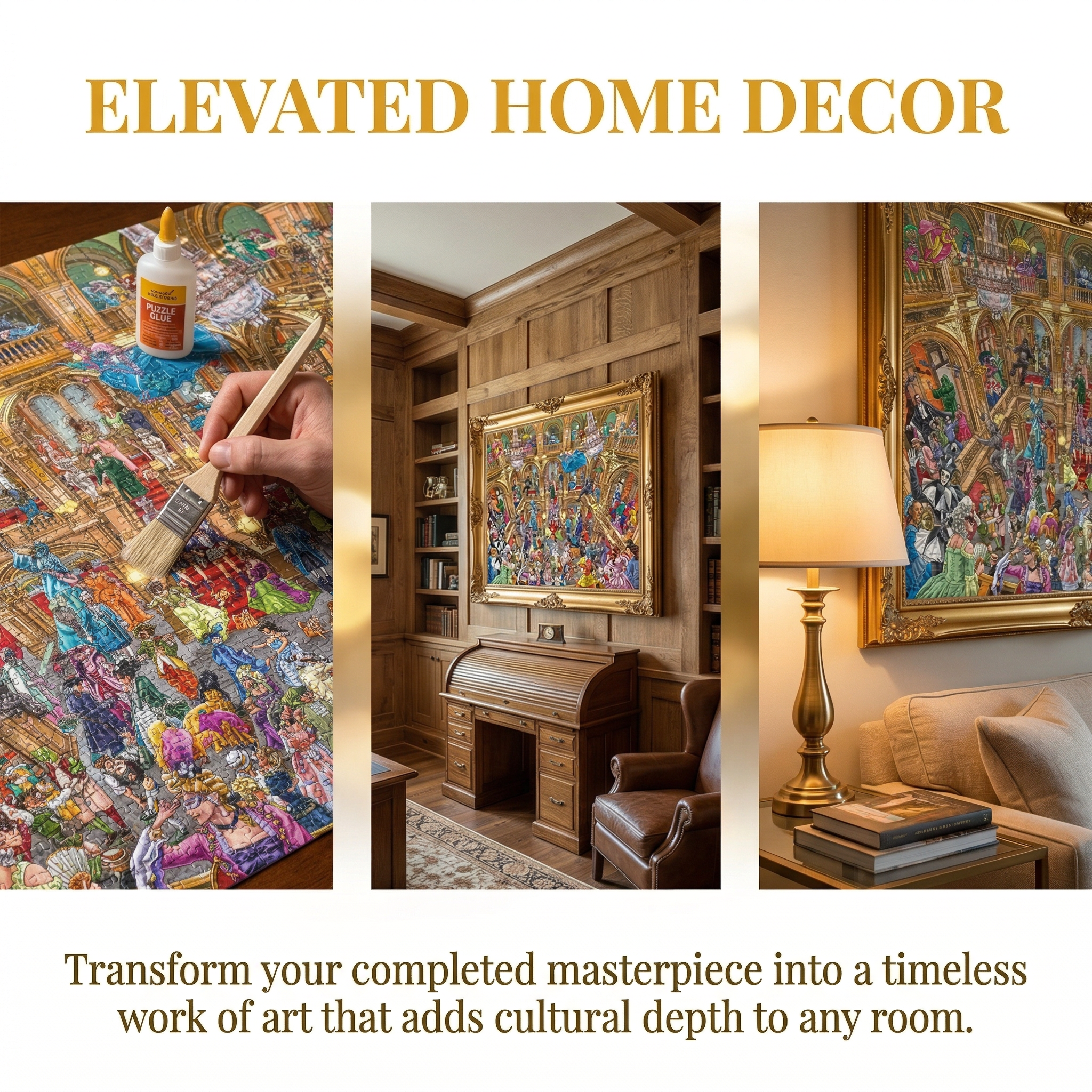 European Court-style Costumed Mask Ball Puzzle - 2000 Pieces 