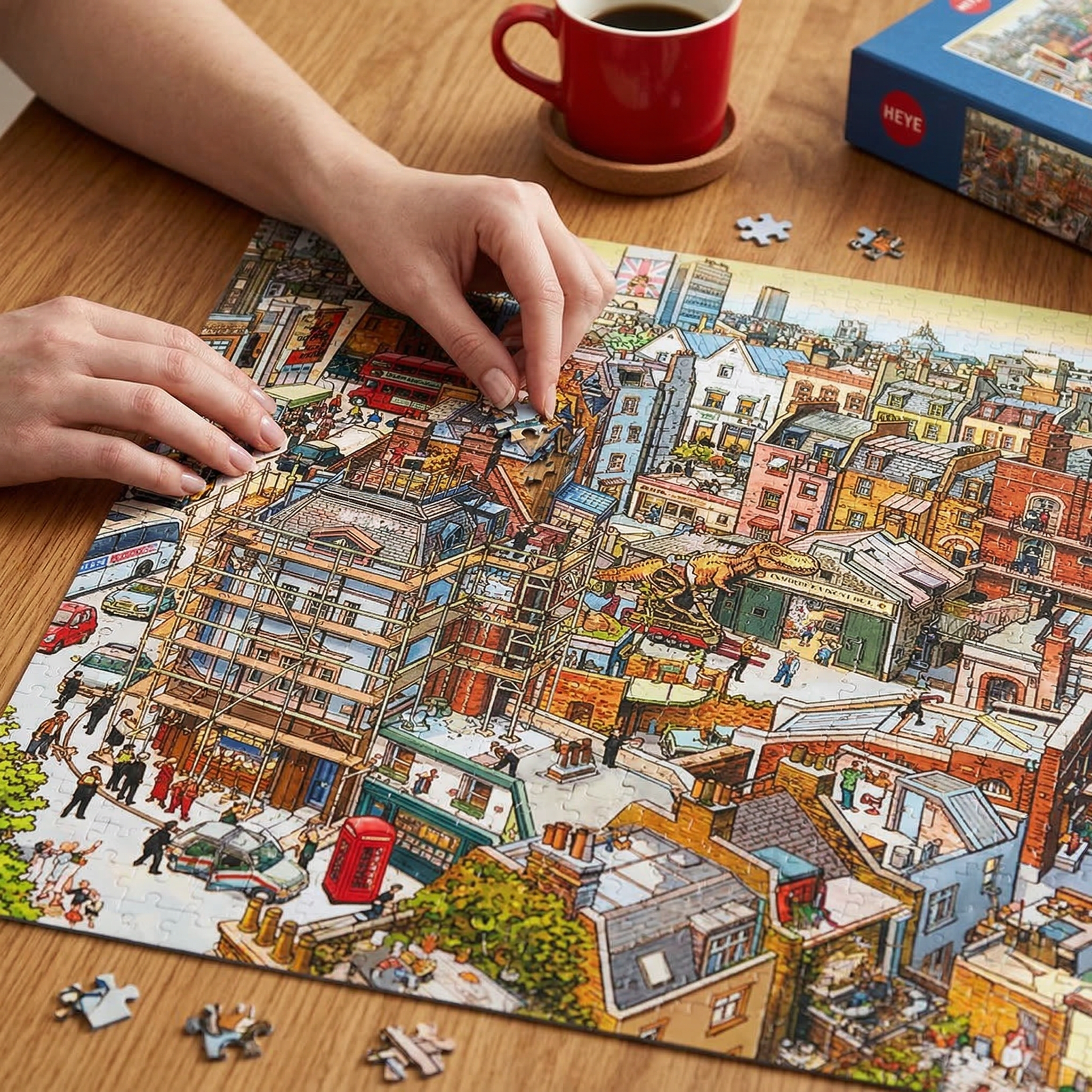 "Sherlock Holmes Detective" Art Puzzle - 2000 Pieces - Fun and Stress Relief for Children and Adults