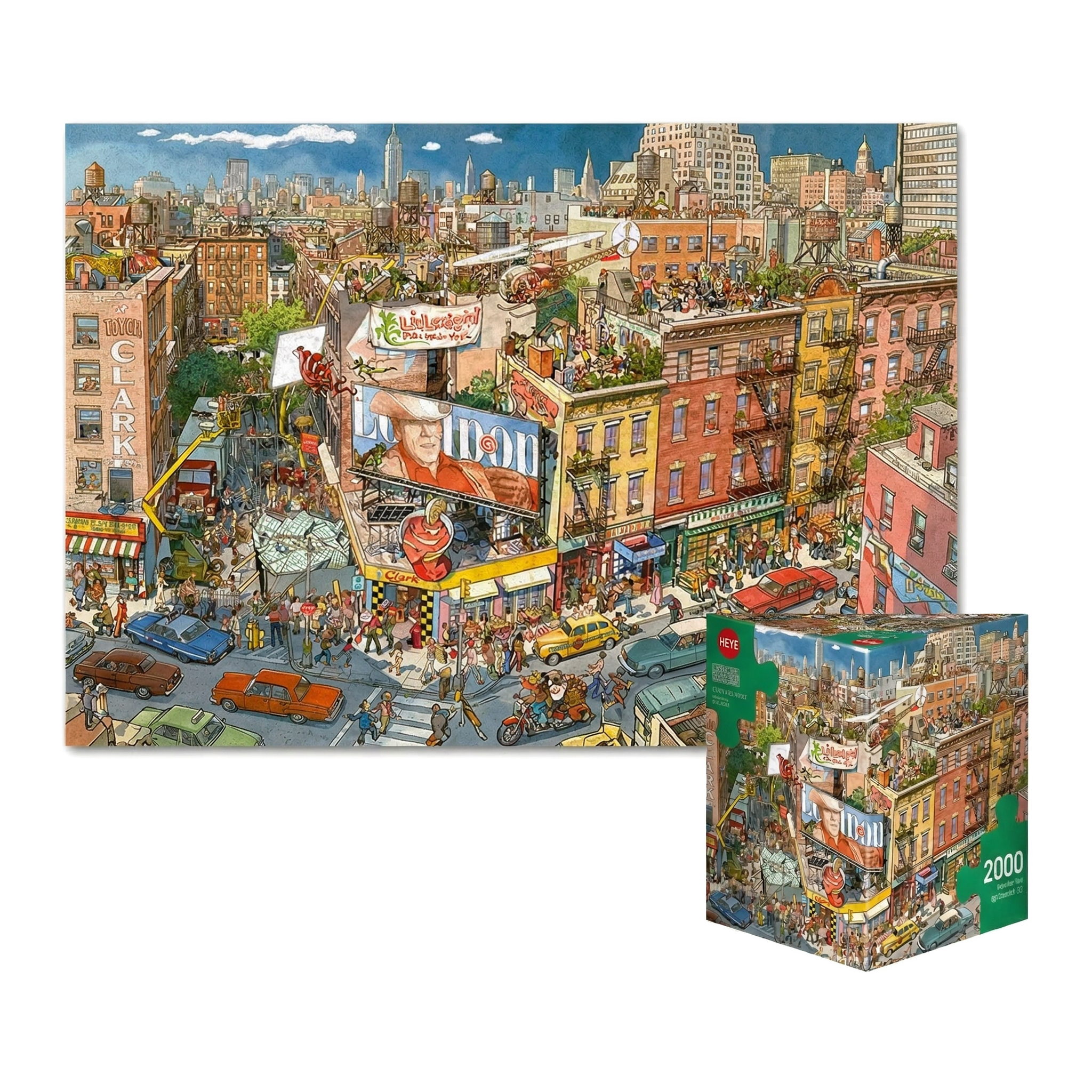 Artwork "Superhero Movies" - 2000-piece jigsaw puzzle 