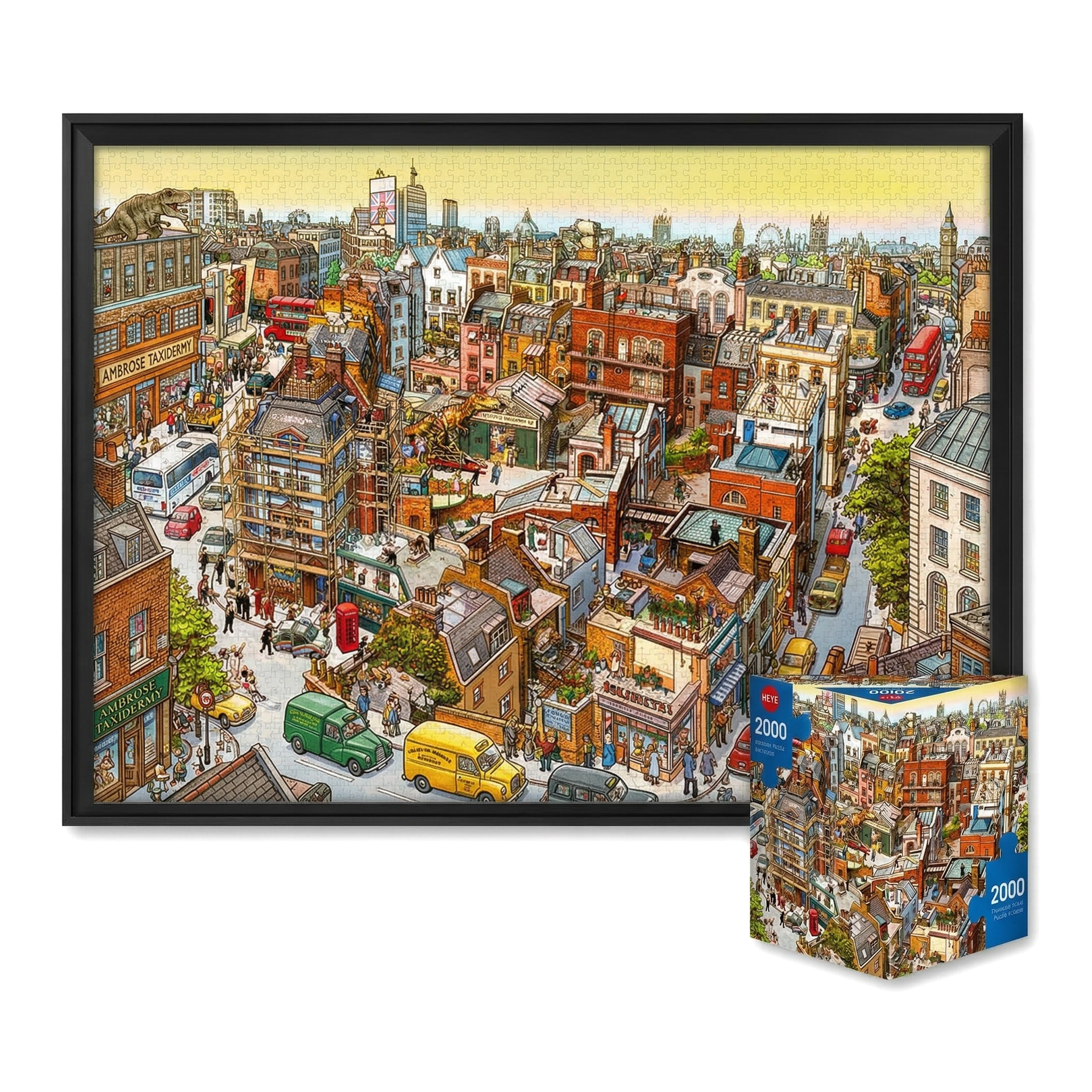 "Sherlock Holmes Detective" Art Puzzle - 2000 Pieces - Fun and Stress Relief for Children and Adults