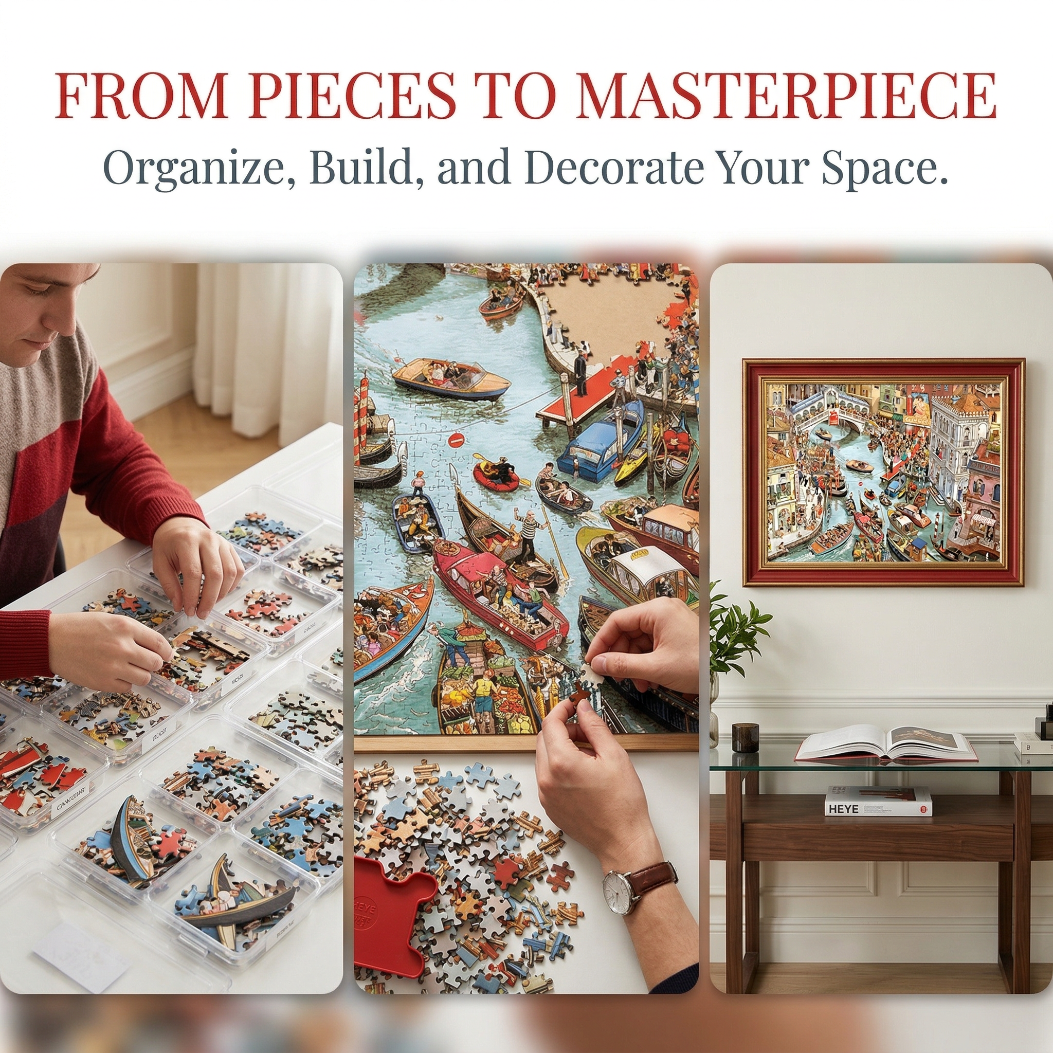 "Venice Water City" Puzzle of Italy - 2000 Pieces - Difficult for Adults