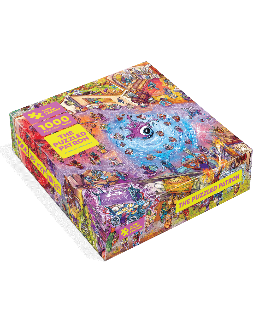 The Puzzled Patron - 1,000-Piece Magic Jigsaw Puzzle