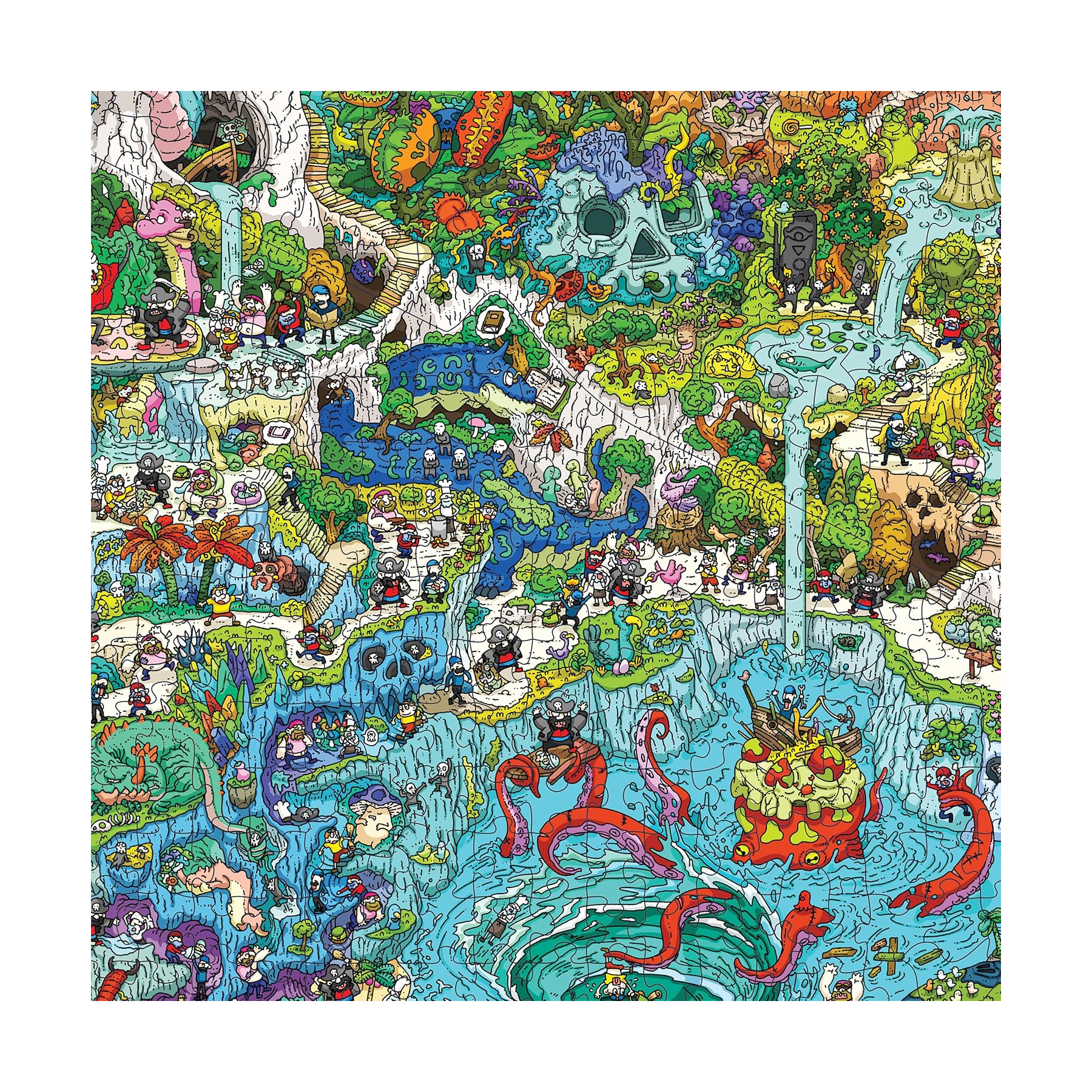 The Puzzled Patron - 1,000-Piece Magic Jigsaw Puzzle