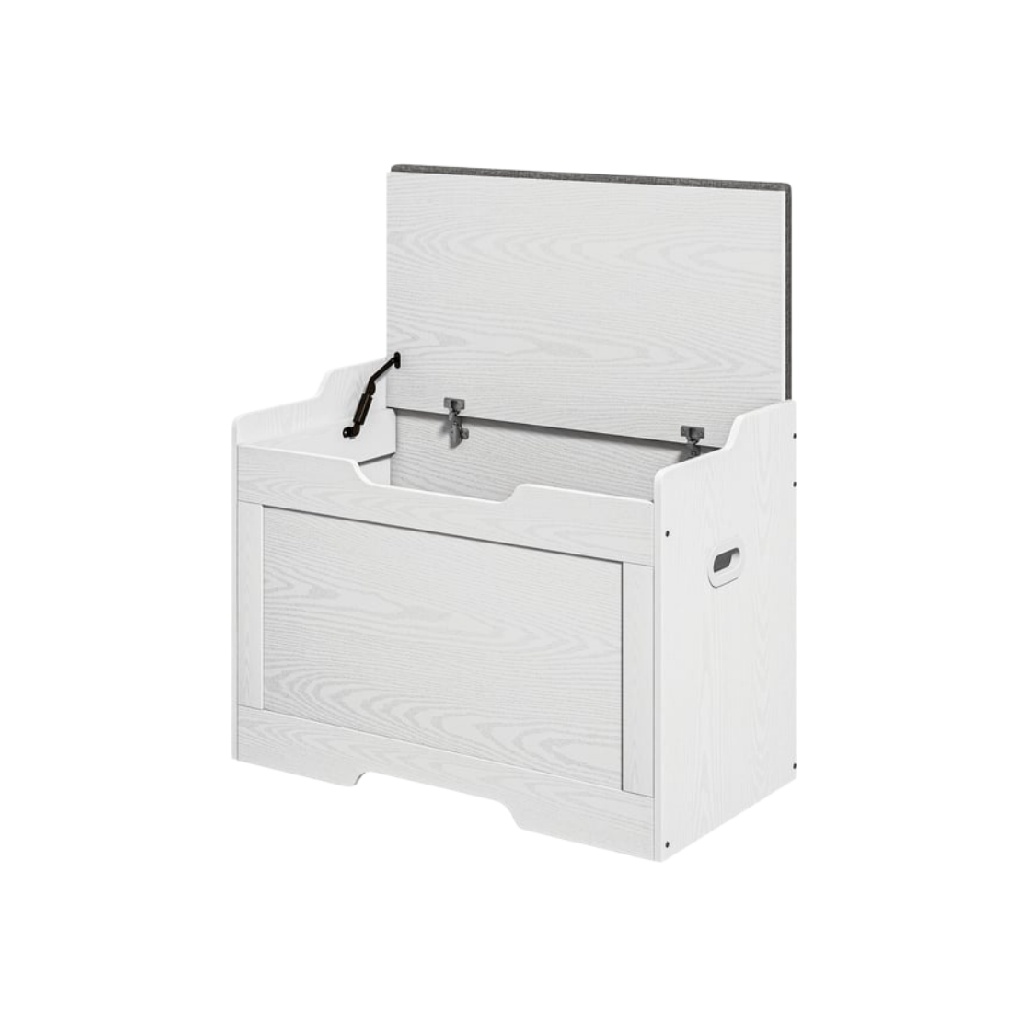 Coffre de rangement blanc - Style épuré-zonelyhome