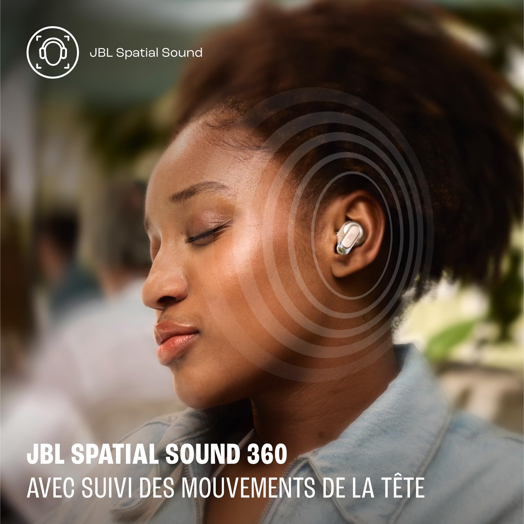 JBL Tour Pro 3, Écouteurs sans Fil, étui Intelligent de Recharge, 40h d'autonomie, avec Réduction de Bruit Adaptative, Bluetooth, Son Spatial 360, Marron