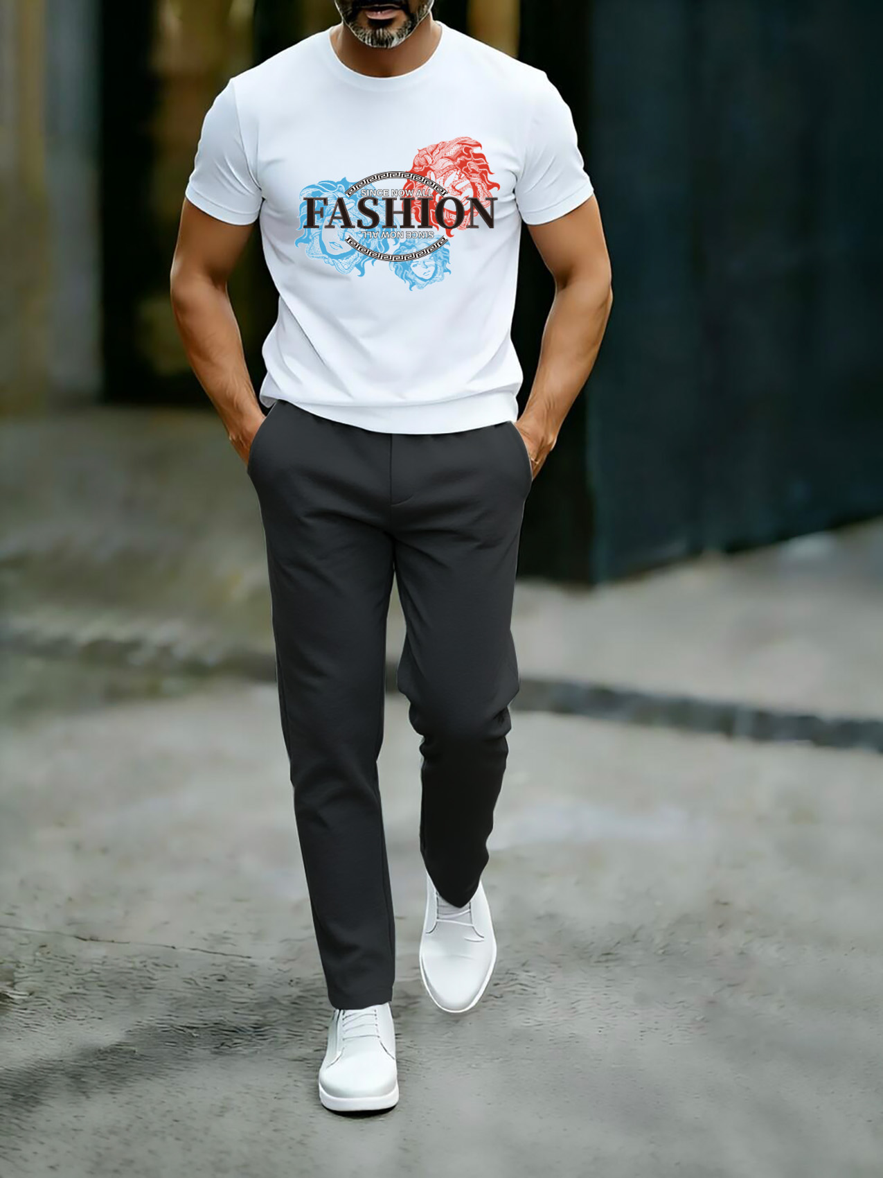 Men's Cotton Short Sleeve & Pants Outfit