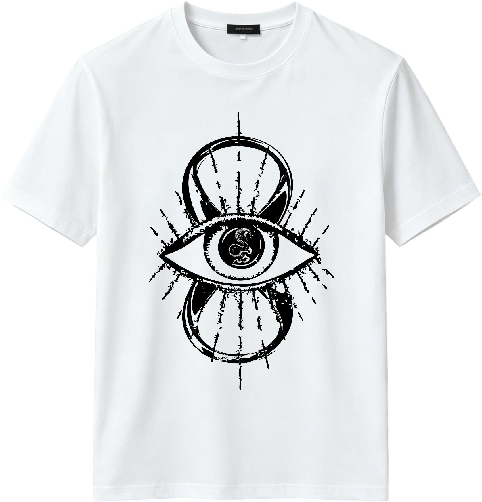 Healthy Fabric Crew Neck T-Shirt, Breathable Short Sleeve Top, S-5XL Plus Sizes Available