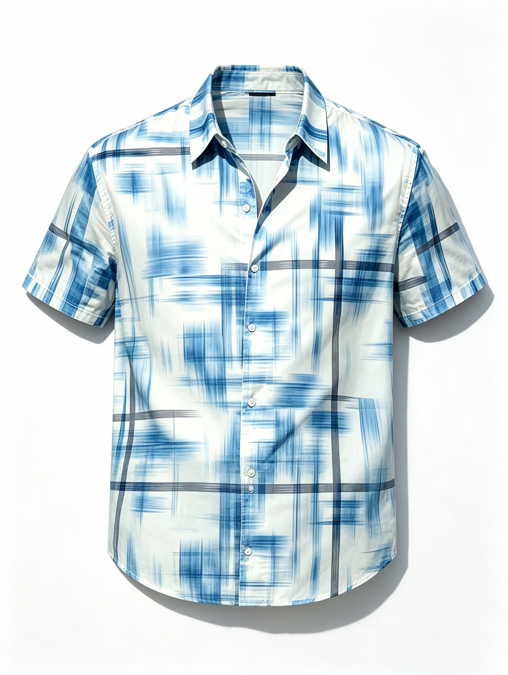 Men's 4-Way Stretch Business Shirt Single Top Wrinkle Free Breathable Formal Casual Shirt S-5XL