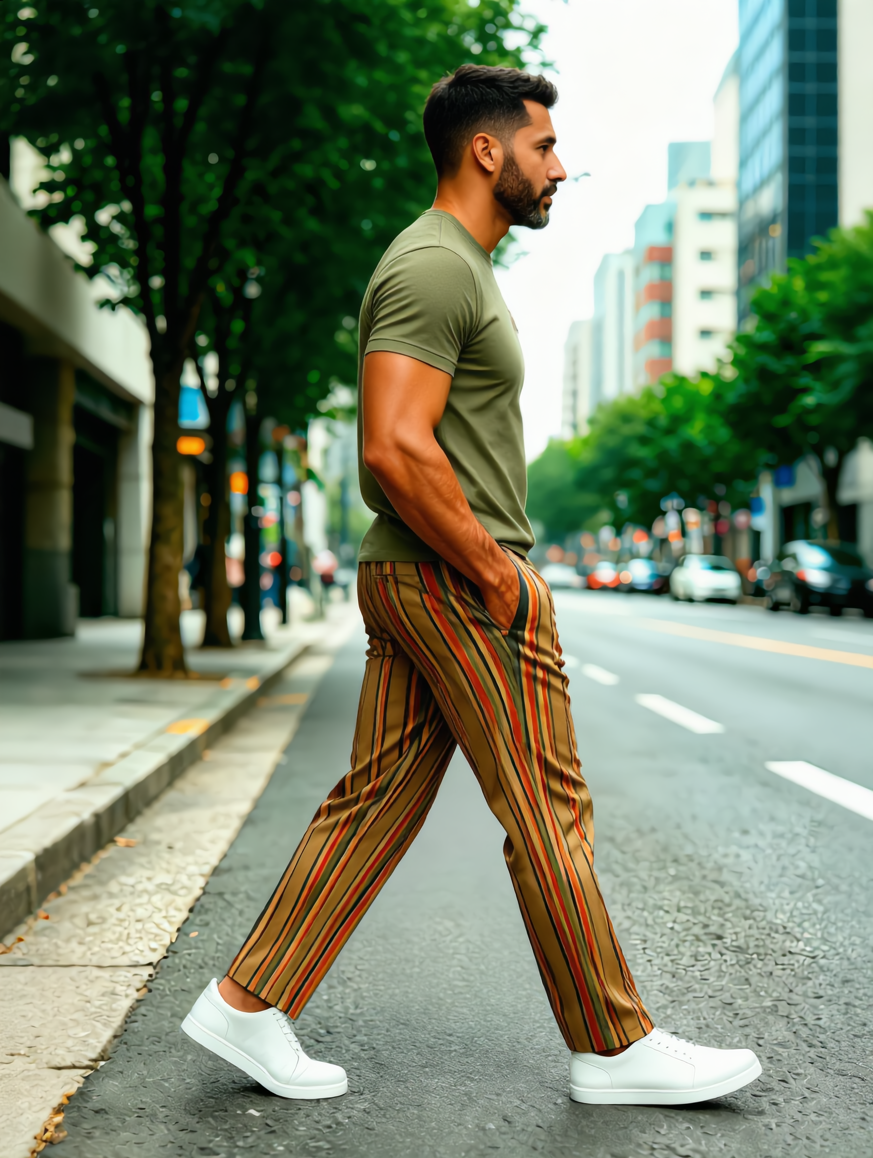 Short Sleeve T-Shirt & Pants Set Luxury Inspired Print Breathable Lightweight 2-Piece Outfit S-5XL