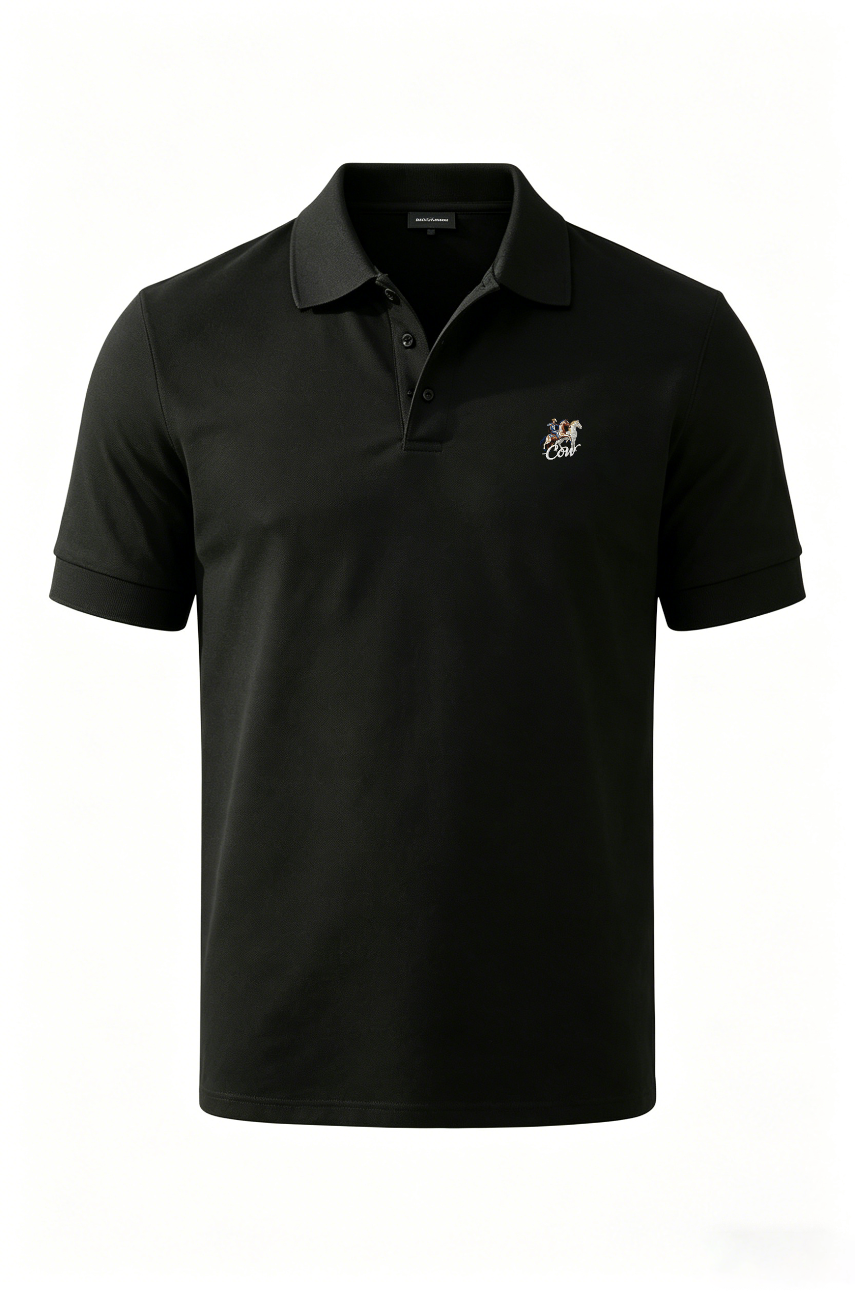 Collared Polo Shirt & Shorts Set — Luxury Brand-Inspired Printed Casual Sportswear, Plus Sizes S–5XL