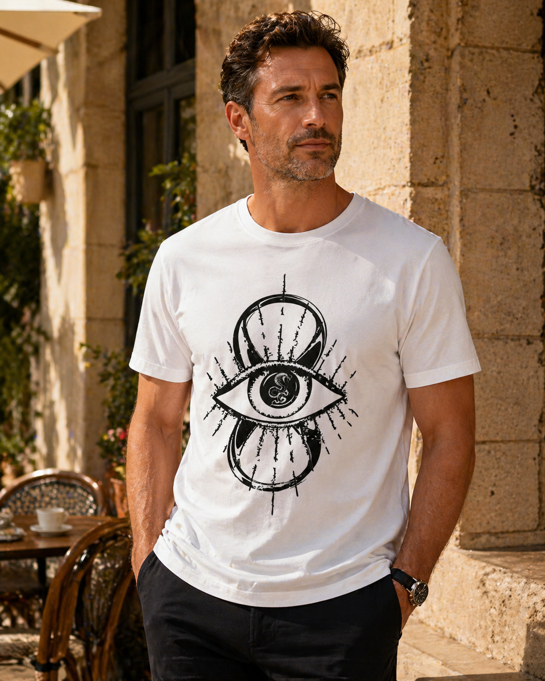 Healthy Fabric Crew Neck T-Shirt, Breathable Short Sleeve Top, S-5XL Plus Sizes Available