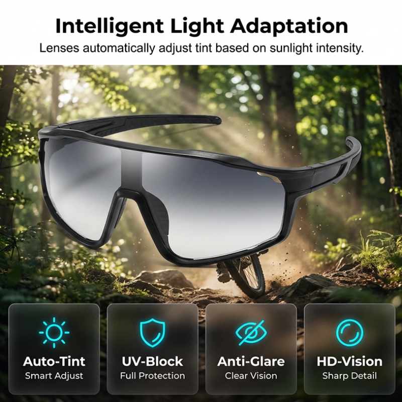 🌟New Arrivals 2026: Up to 54% off!🌟Photochromic Outdoor Sports Glasses