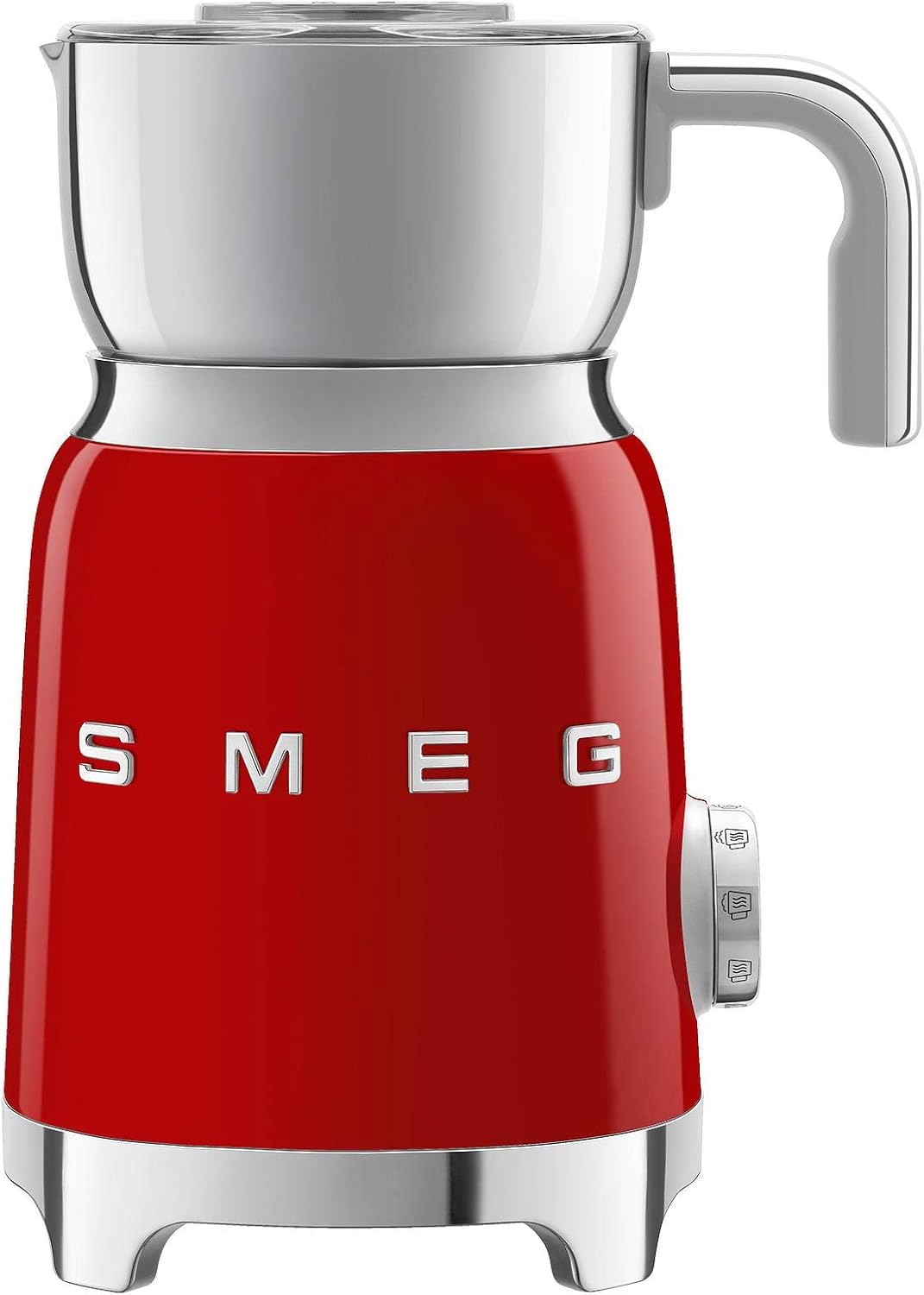 Smeg MFF01RDEU, Milchaufschäumer MFF01, Rot – Automatisch