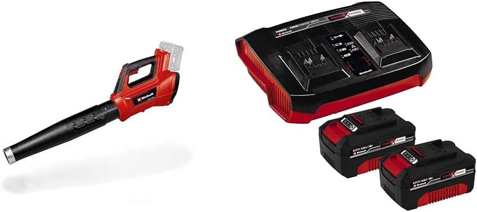 Einhell Akku-Laubbläser GE-LB 36/210 Li E Power X-Change (Li-Ion, 816m3/h Blasle – Automatisch