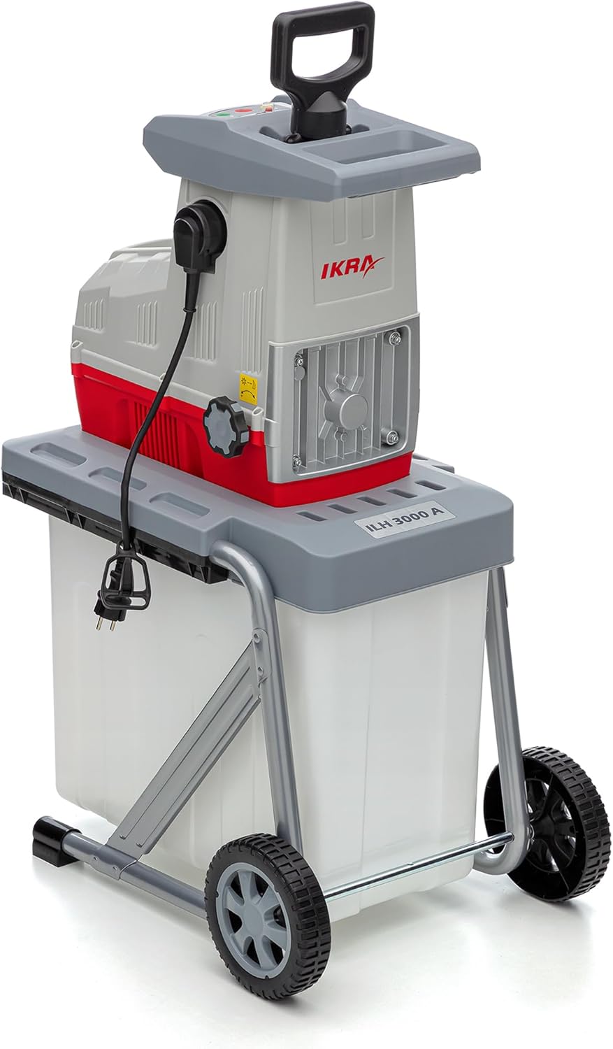 IKRA Elektro Gartenhäcksler Walzenhäcksler ILH 3000 A, leise robust wartungsarm, – Automatisch