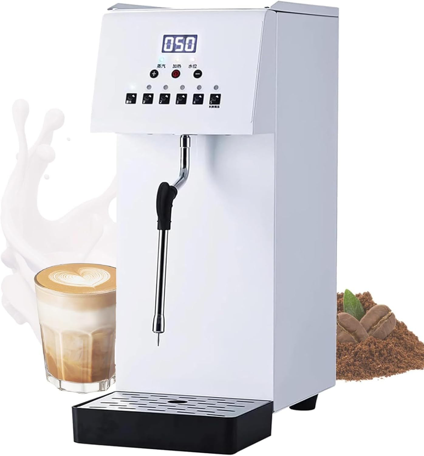 6-L Multifunktions-Milchaufschäumer Und Dampfgarer 2500W, Intelligenter Wasserma – Automatisch