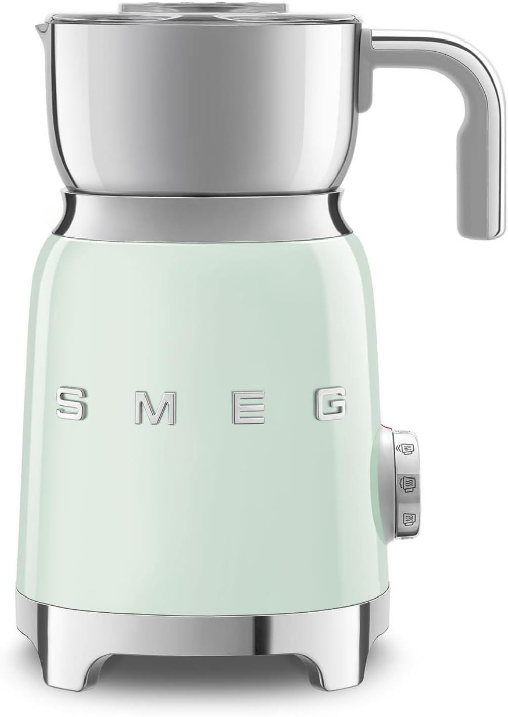 Smeg, Milchaufschäumer Multifunktion MFF11PGEU, mit Induktionssystem, 6 voreinge – Automatisch