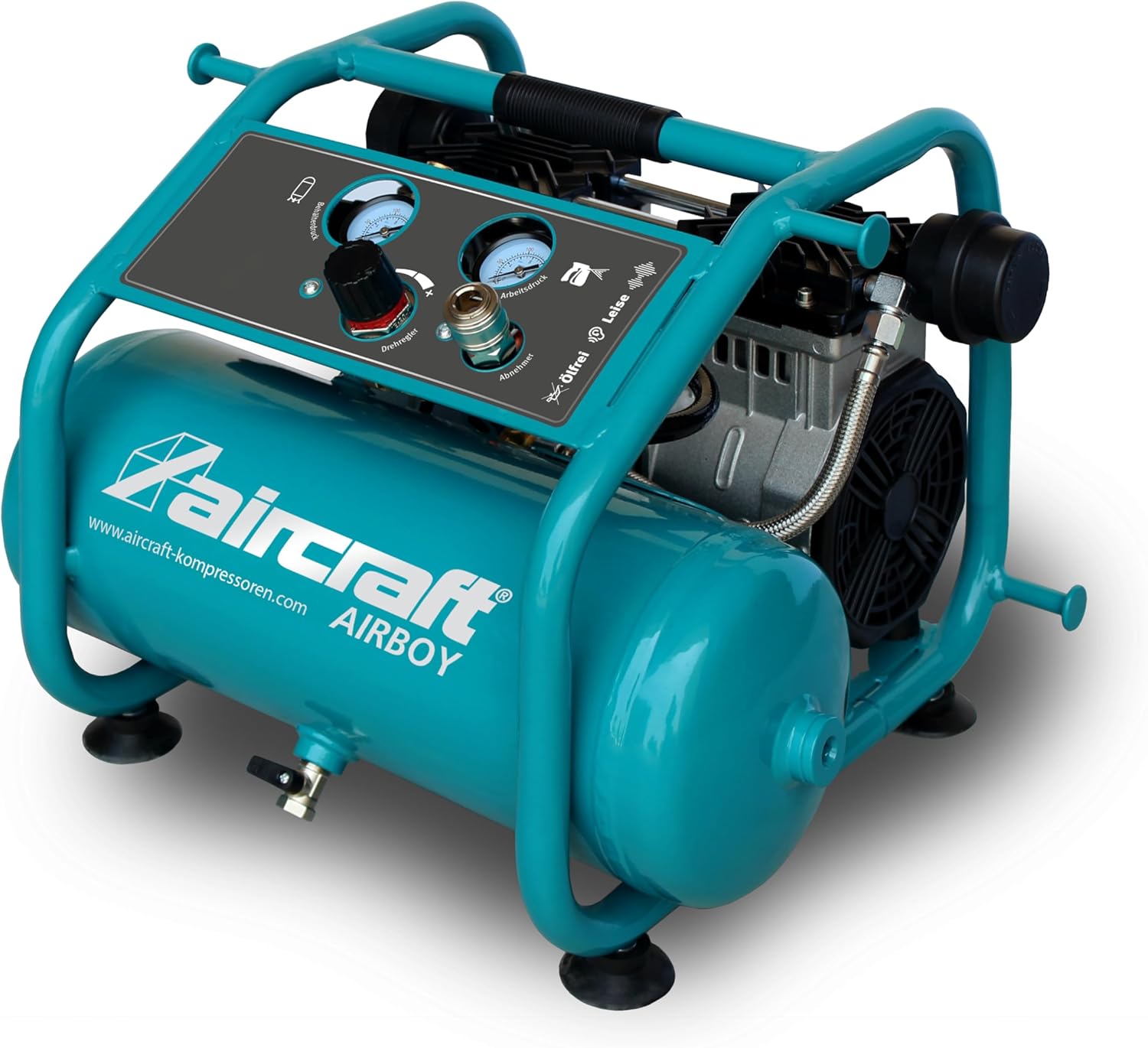 Aircraft AIRBOY SILENCE 241 OF E (ölfreier Kompressor, kompakte Bauform, mit Mot – Automatisch