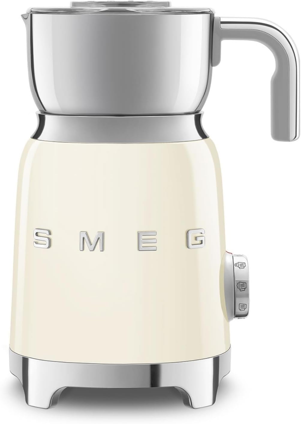Smeg, Milchaufschäumer Multifunktion MFF11CREU, mit Induktionssystem, 6 voreinge – Automatisch