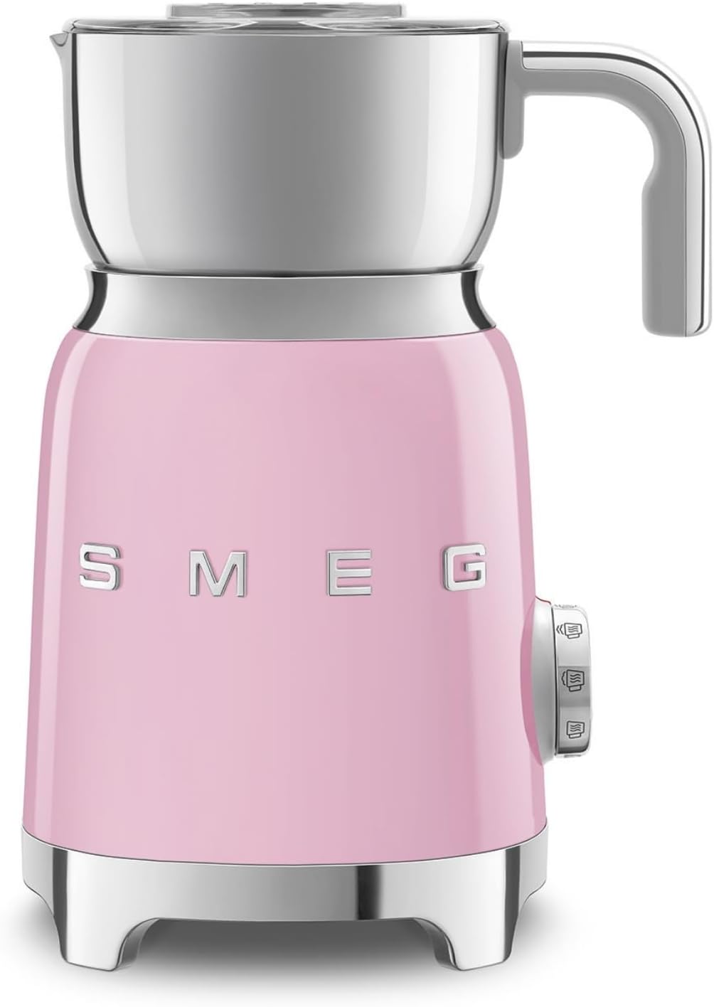Smeg, Milchaufschäumer Multifunktion MFF11PKEU, mit Induktionssystem, 6 voreinge – Automatisch
