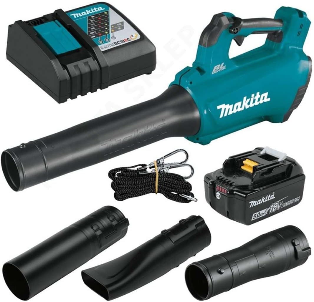 Makita DUB184RT Laubbläser + 1 x 18V 5Ah Li-Ion Akku – Automatisch