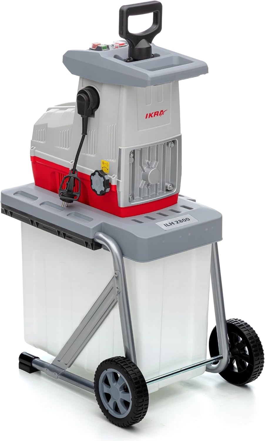 IKRA Elektro Gartenhäcksler Walzenhäcksler ILH 2800, leise robust wartungsarm, 2 – Automatisch