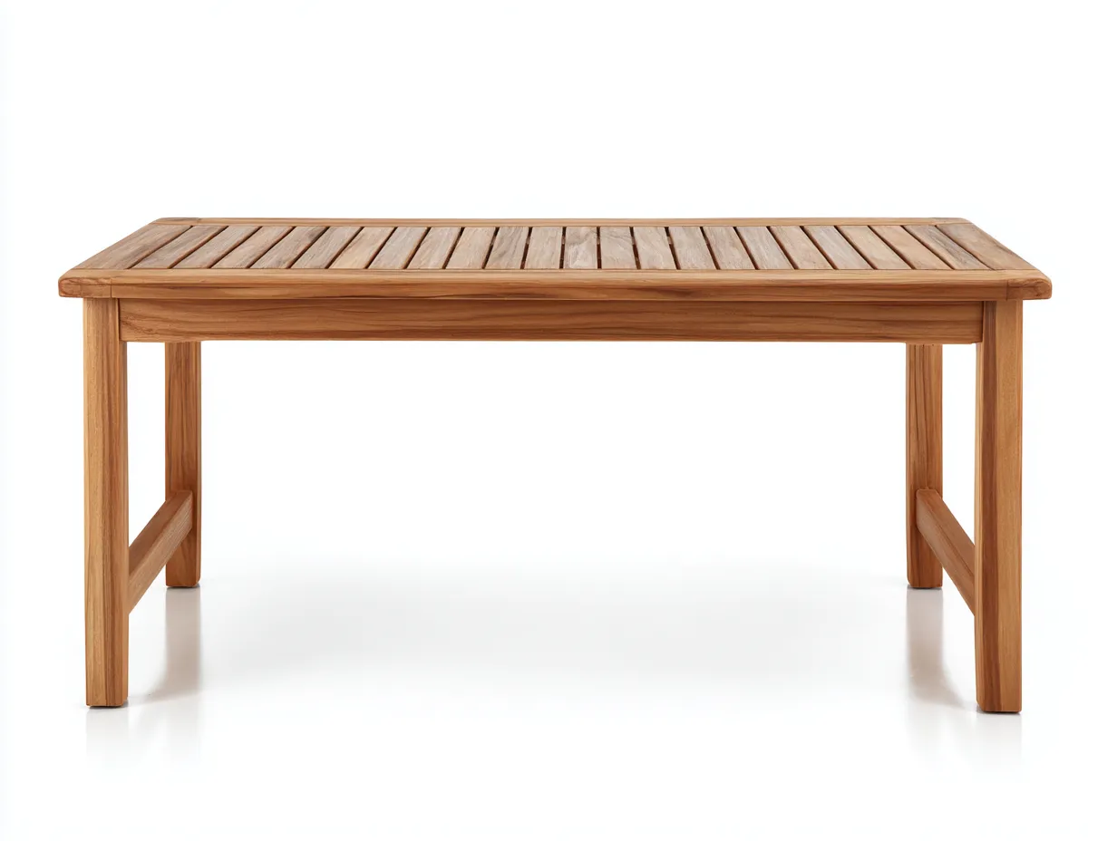 Gartentisch-Massivholz-180x90x75 cm-Natur-Klassisch-Loftgetnest