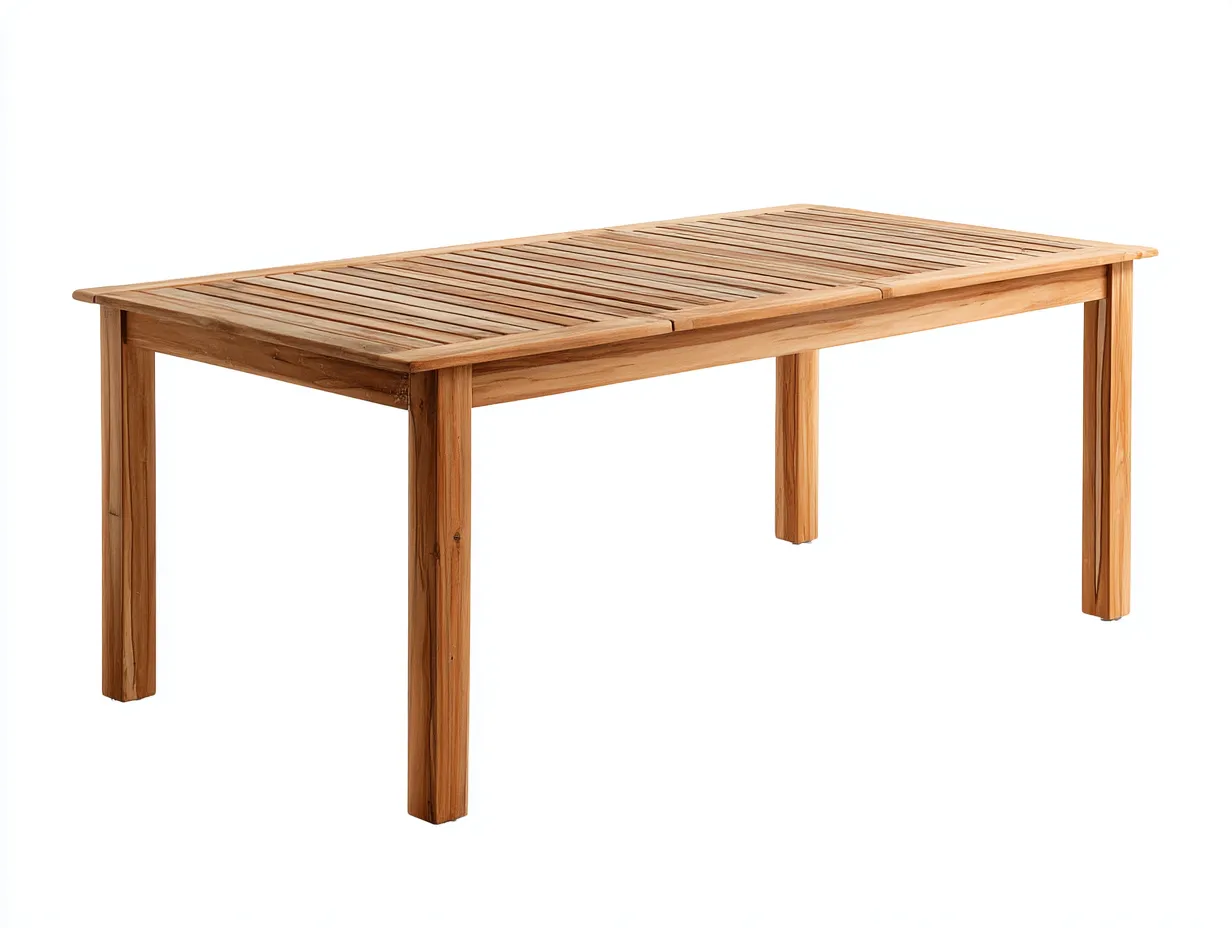 Gartentisch-Massivholz-200x90x75 cm-Natur-Zeitlos-Loftgetnest