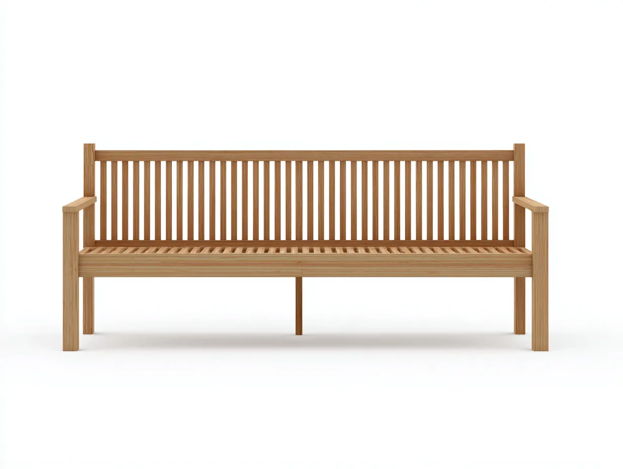 Panche da giardino - legno massello - 200x62x92 cm - naturale - design classico lineare-Cozyuphut