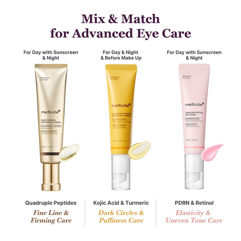 [NEW] [medicube] Mix & Match Eye Serum Set | Brightening, Elasticity & Puffiness Care for Smooth, Radiant & Youthful-Looking Eyes | Korean Skincare, K-Beauty