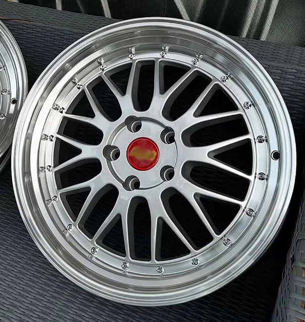 Forged Monoblack 2-Piece Wheel 5X114.3 5X130 5X120 Concave Rim Chrome Spoke Wire Car Wheels Rims for BMW Audi Tesla