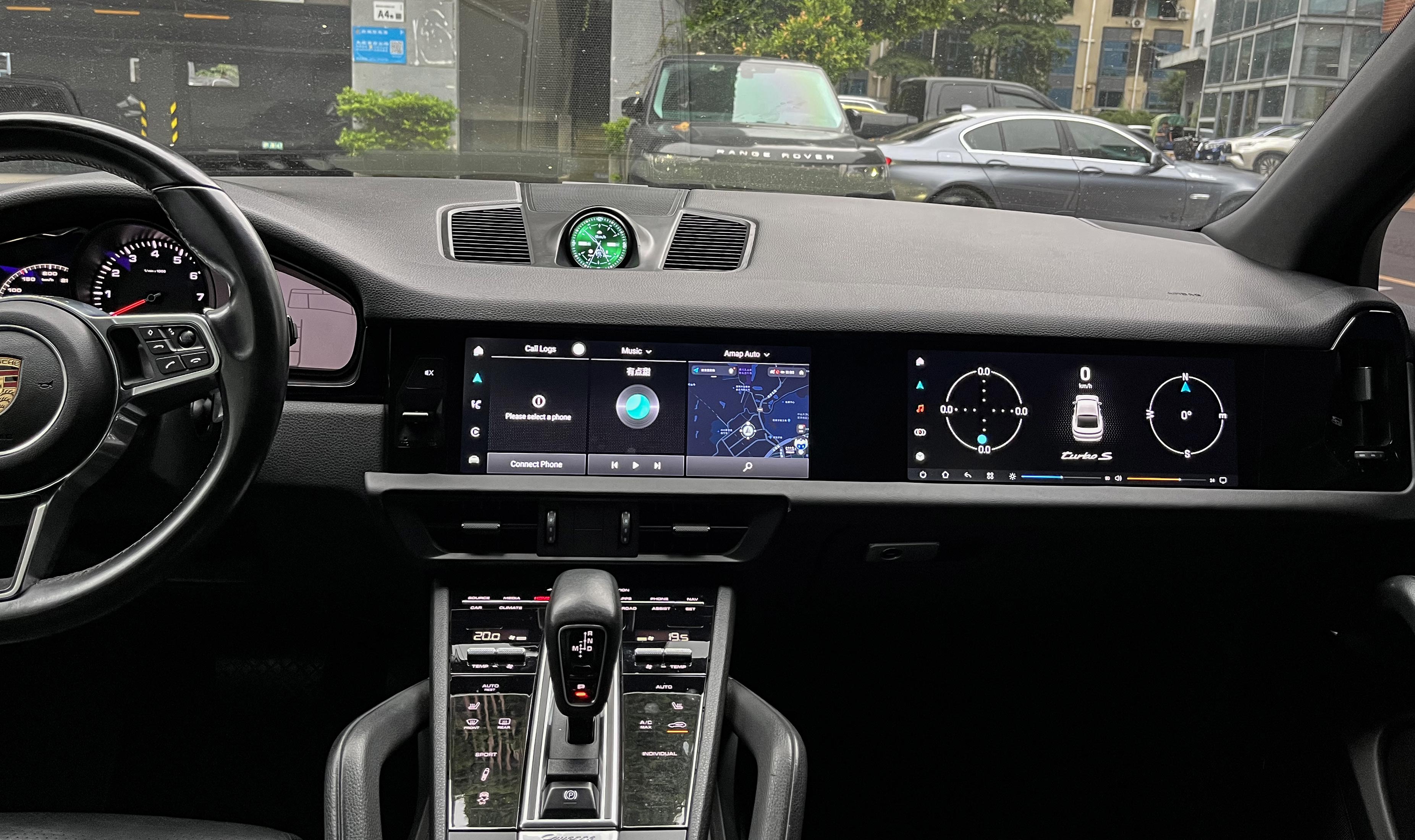 Dual 12.3 Inch Car Dvd Player Android Radio Touch Screen Gps Navigation Carplay for Porsche Cayenne 2018-2023