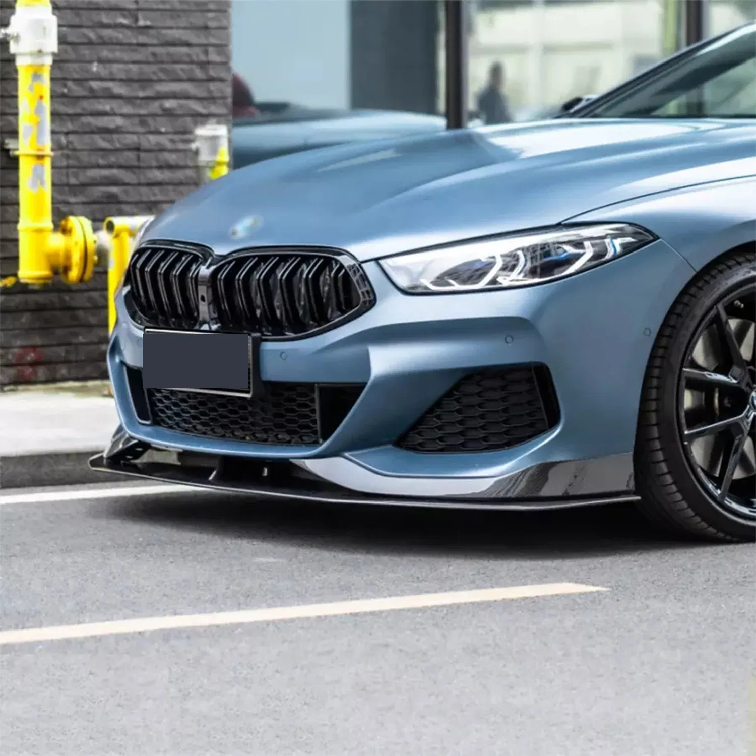 Auto Parts Bodykit AC Style Dry Carbon Fiber Front Rear Lip Side Skirt Rear Wing Mirror Cover Grille for BMW 8 850I G15
