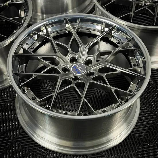 17 18 19 20 21 22 Custom Aluminum Alloy Forged 2 Piece Car Wheels 5X120 5X112 Rims for Mercedes W211 Bwm F30 Audi Corvette