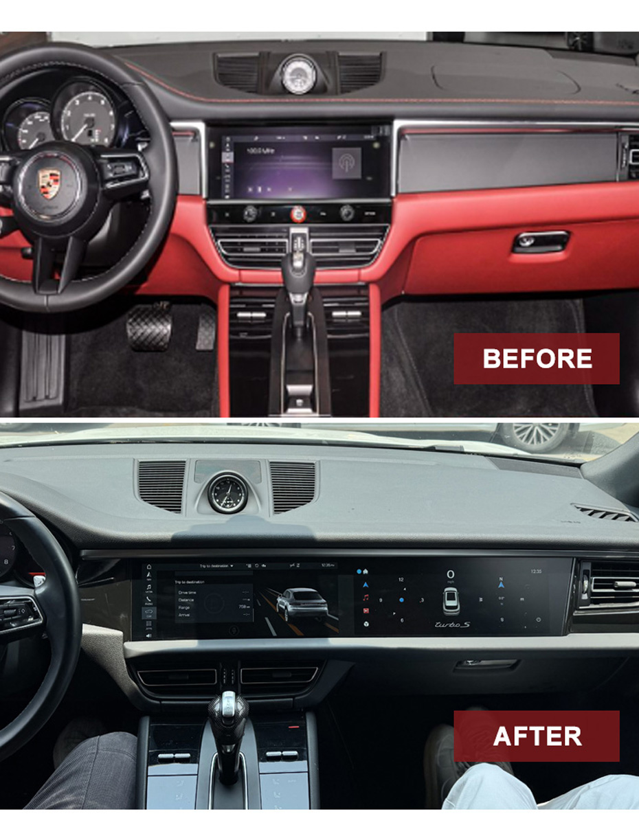 2018-2024 for Porsche Macan Custom Android Navigation Car Multimedia Player with Large Screen GPS DSP 128GB ROM