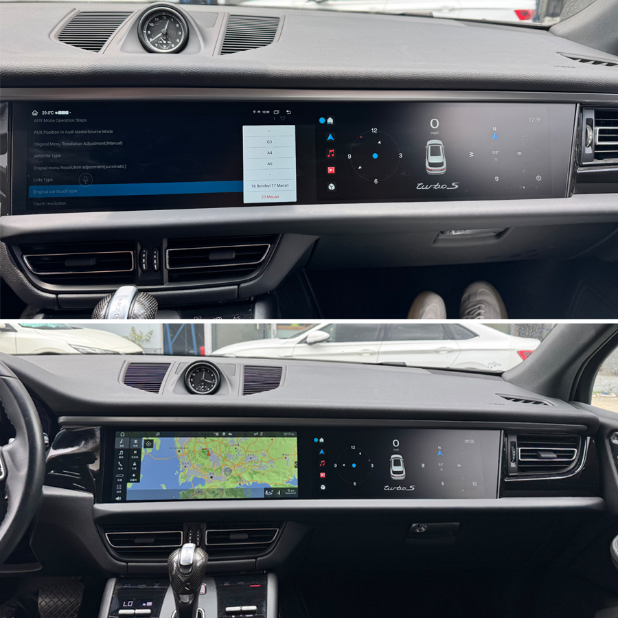 2018-2024 for Porsche Macan Custom Android Navigation Car Multimedia Player with Large Screen GPS DSP 128GB ROM