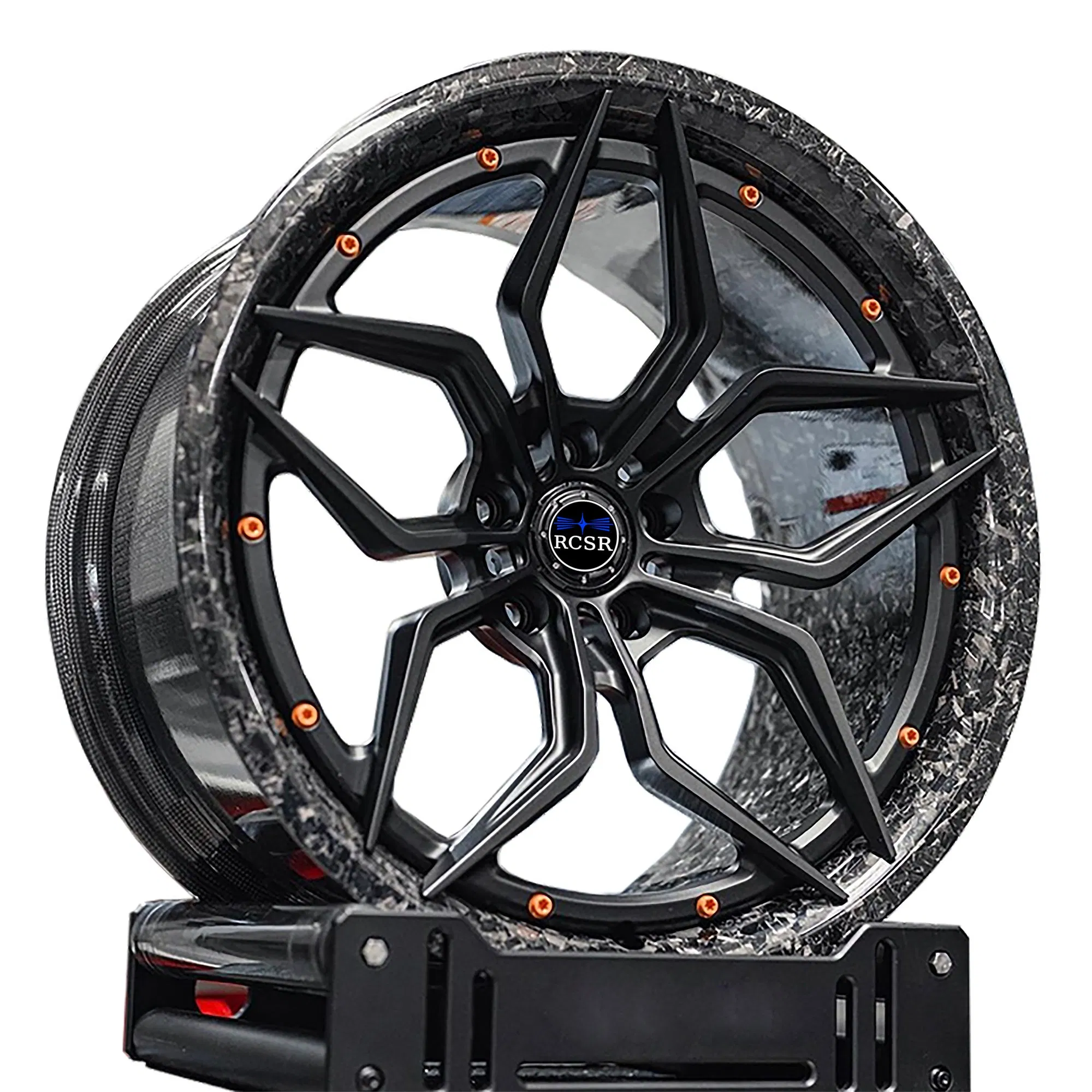 Custom Forged Carbon Wheel 20 22 24 26 Inch Car Wheel 5X130 6X139.7 5X114.3 5X120 for BMW Benz Porsche Ferrari Luxury Car