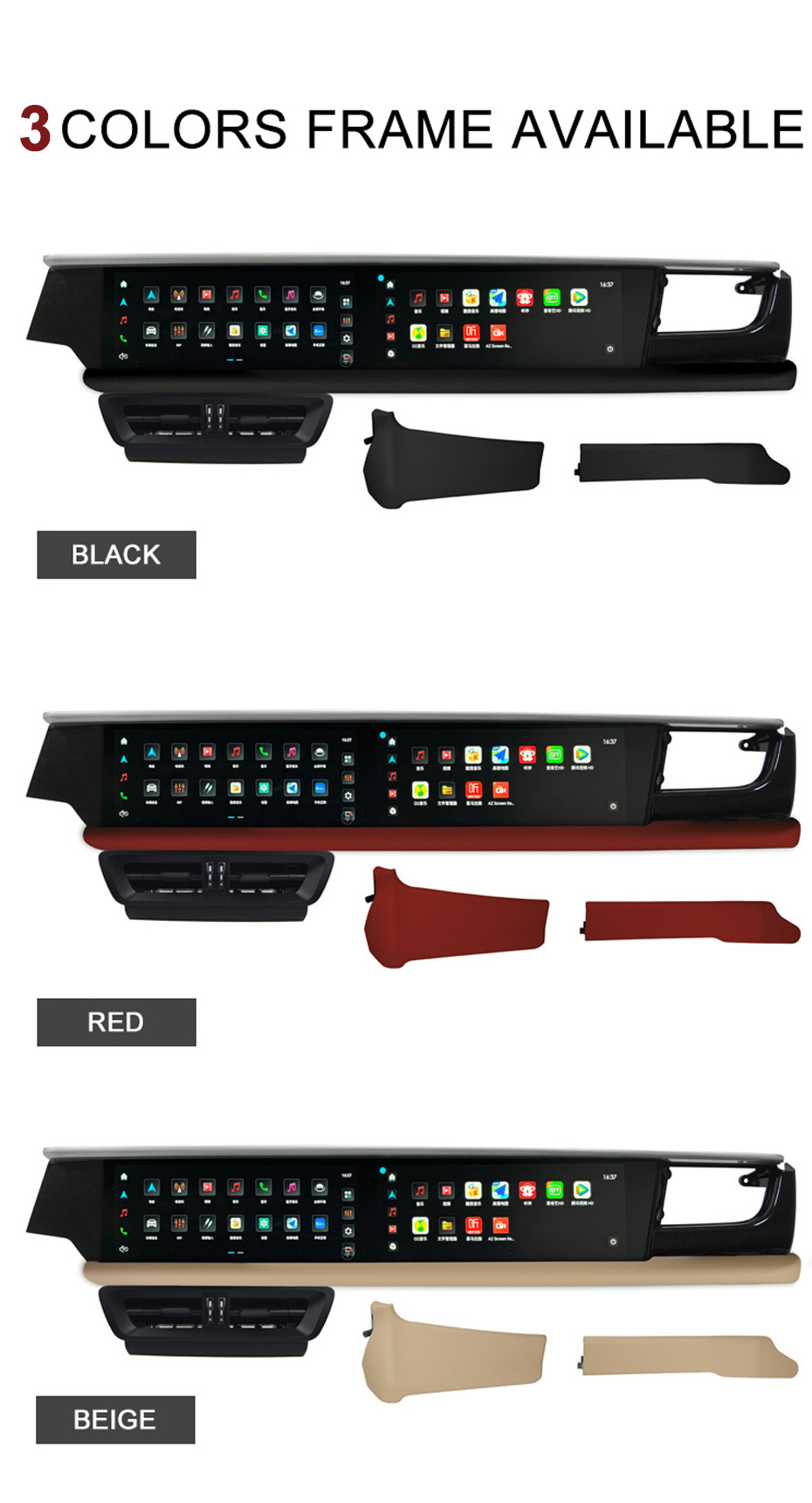2018-2024 for Porsche Macan Custom Android Navigation Car Multimedia Player with Large Screen GPS DSP 128GB ROM