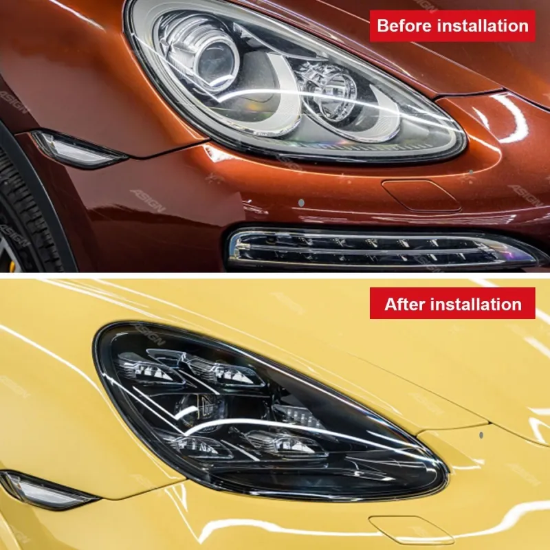 Matrix LED Headlight Conversion Kit for Porsche Cayenne 958.1 (2011–2014) – 2023 Style Upgrade