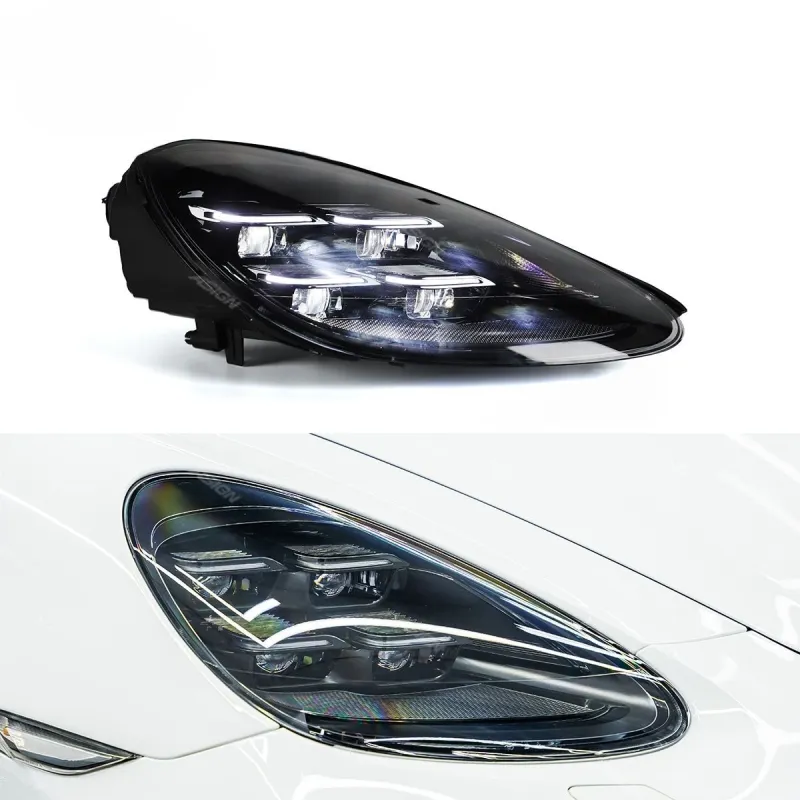 2025 Style Matrix LED Headlights for Porsche Cayenne 958.1 2011–2014 Upgrade