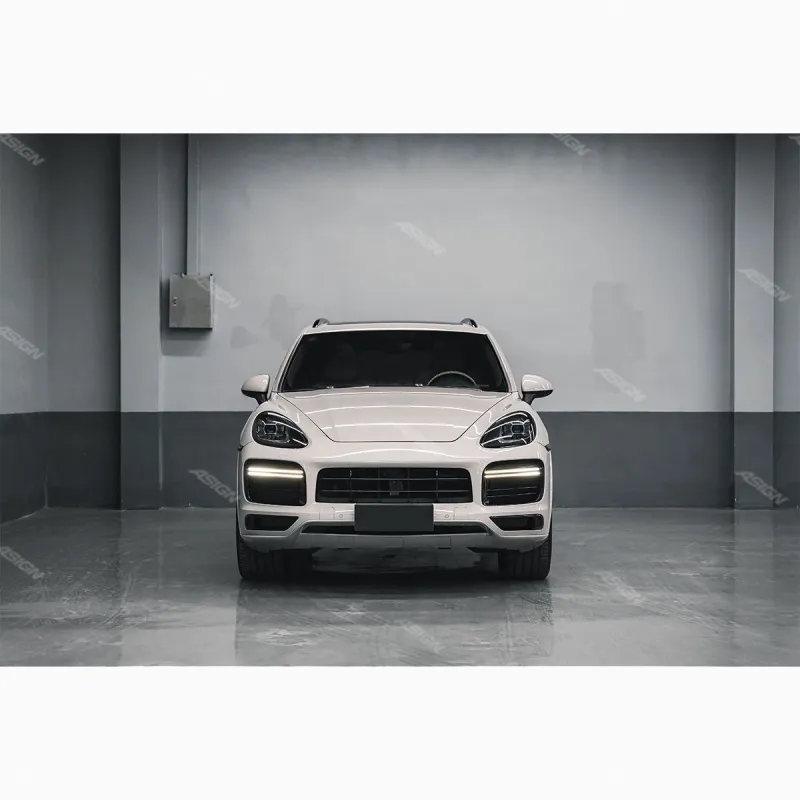 Brand New 9Y0.1 SD Double Bar Light Front Bumper Kit for Porsche Cayenne 958.1 Car Bumpers