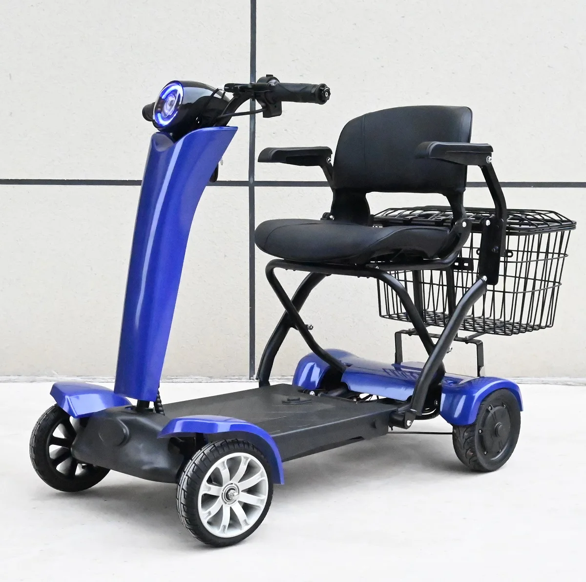 2026 Best-Selling Auto Fold Wholesale Elderly Portable 4 Wheel Electric Handicapped Mobility Scooter Elderly for Disabled