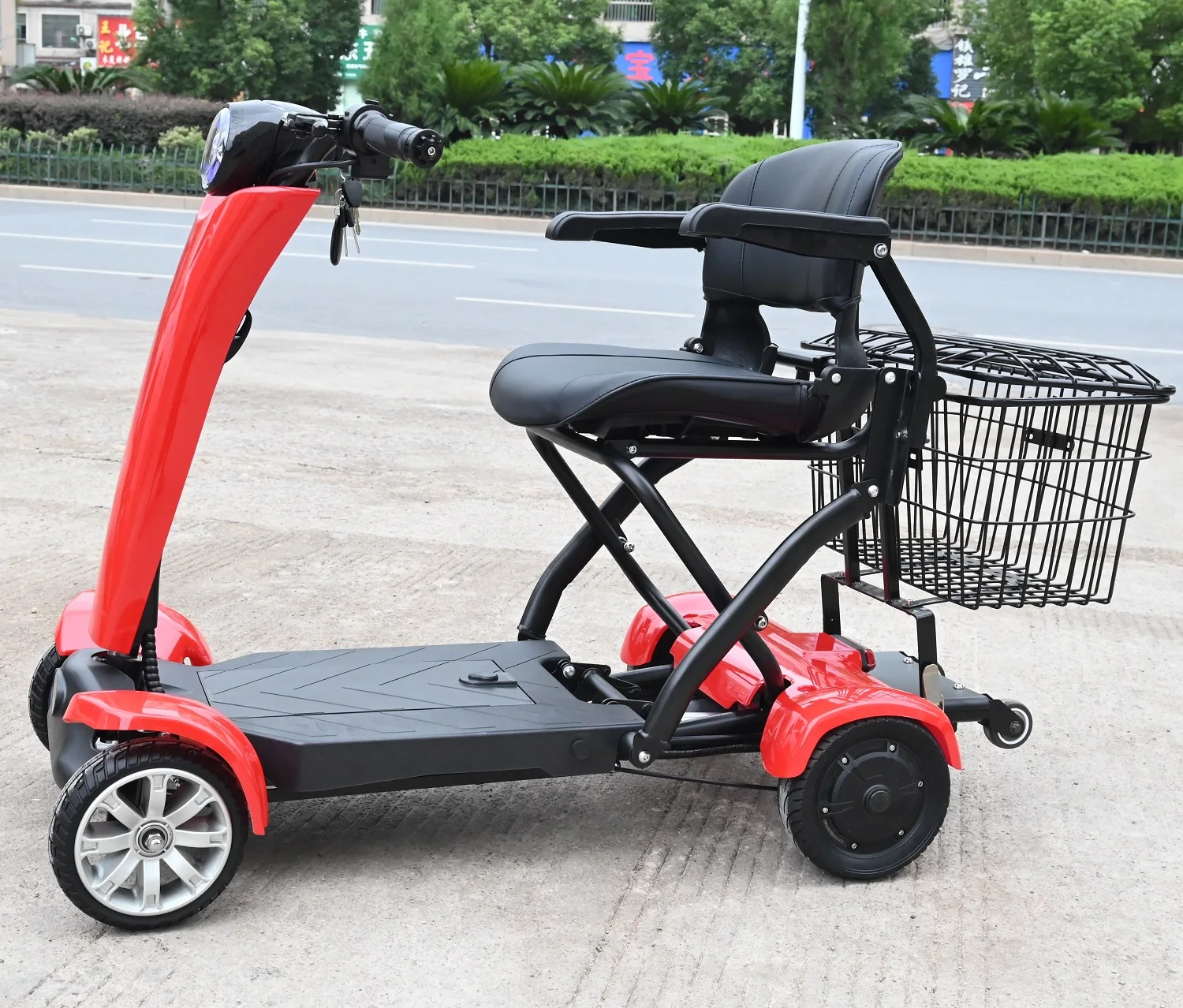 2026 Best-Selling Auto Fold Wholesale Elderly Portable 4 Wheel Electric Handicapped Mobility Scooter Elderly for Disabled