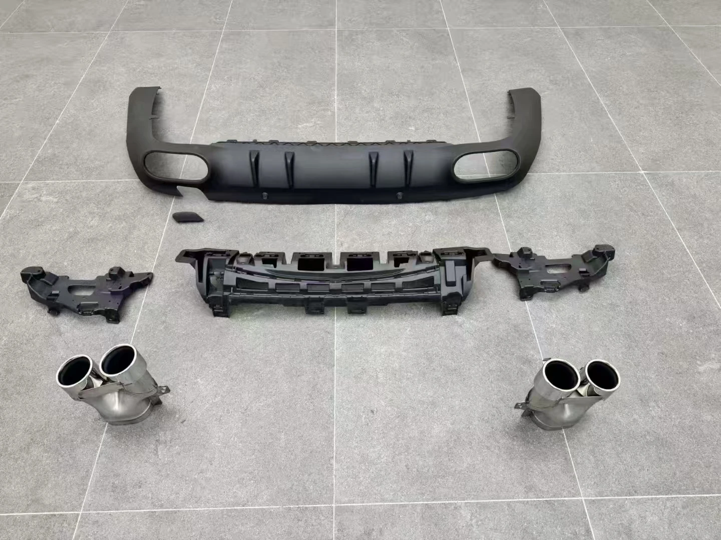 For Mercedes-Benz CLS Class W257 Upgrade CLS53 AMG Front Bumper Diffuser Automotive Body Kit