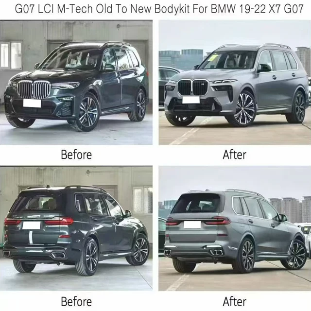 Body Kit for BMW X7 (19-22y) G07 Facelift G07LCI (23 Models) Surround Kit Headlights Taillights
