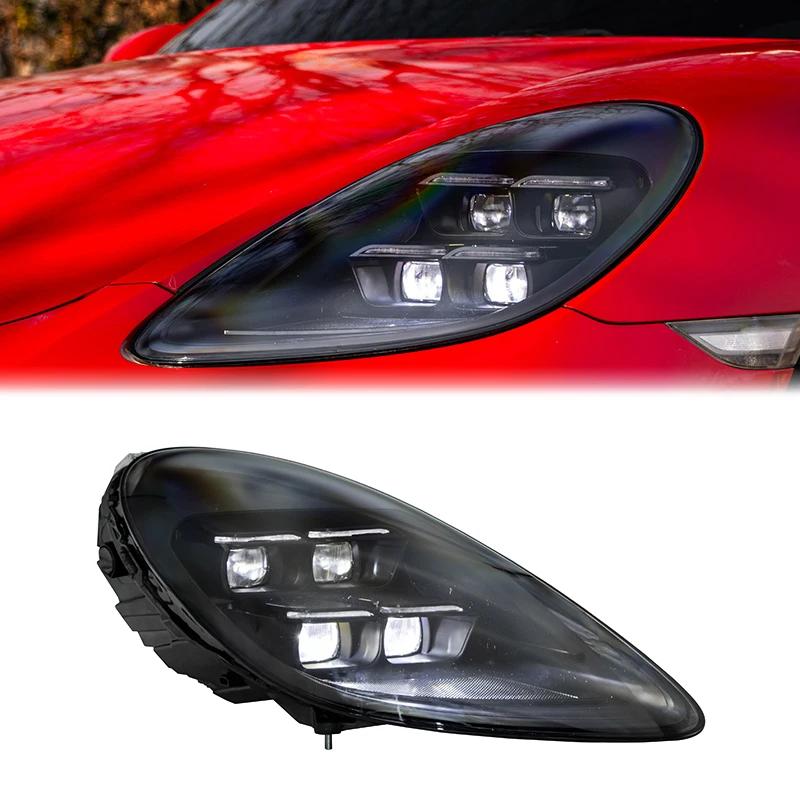 Car Head Lights 2016-2023 982 Headlight Upgrade to 2025 Pdls Style Led Headlights for Porsche 718 Boxster Cayman