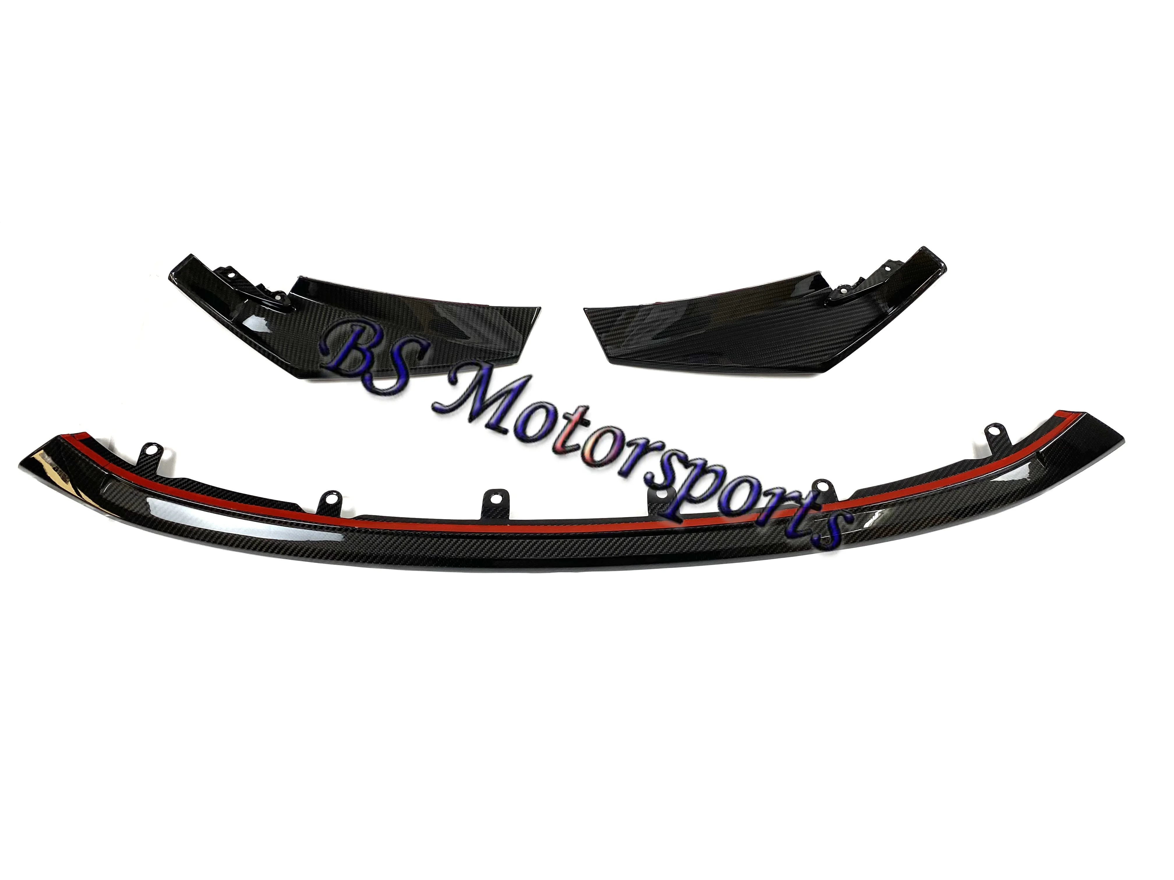 CSL Style G80 G82 Carbon Fiber Front Bumper Splitter Lip for BMW M3 M4 Front Spoiler 2021+