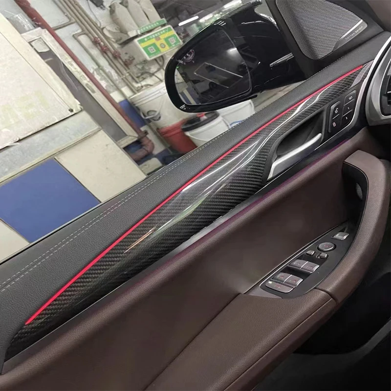 Dry Carbon Interior for BMW X3 X4 X3M F97 X4M F98 2023 2024 Dry Carbon Interior Cover Trim Accessory Kits