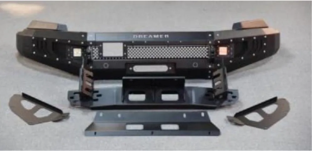 Bumper Auto Full Set Bull Bar Bumper With Lamps  4x4 off Road for TOYOTA VIGO