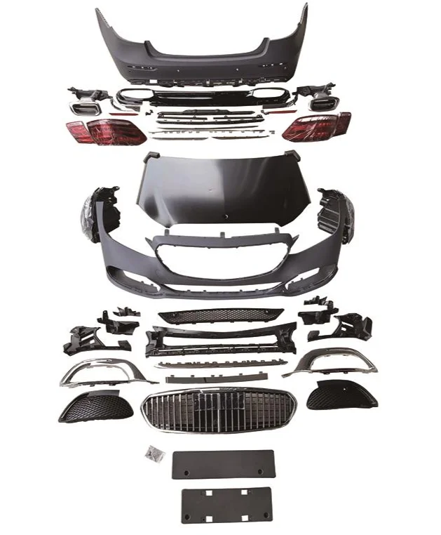 2009+ E Class Mercedes W212 Facelift 2023 W223 Car Modification Accessories Bumper Body Kits with Taillight Custom Car Bumpers